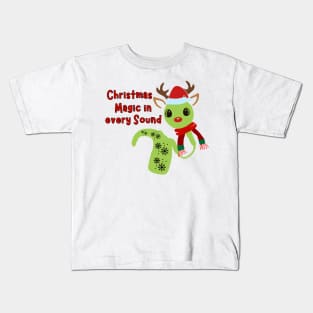 Cochlear Implant Christmas Kids T-Shirt